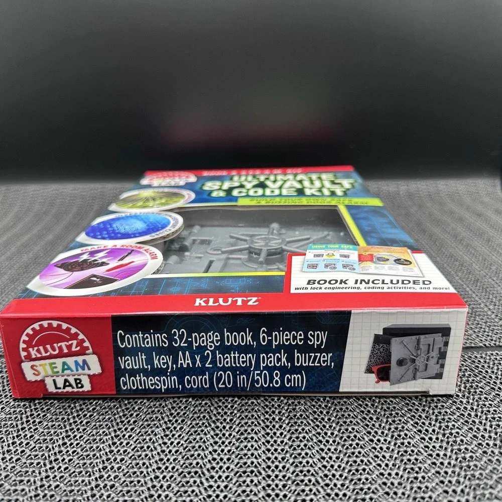 Ultimate Spy Vault And Code Kit Hardcover Editors Of Klutz Brand New